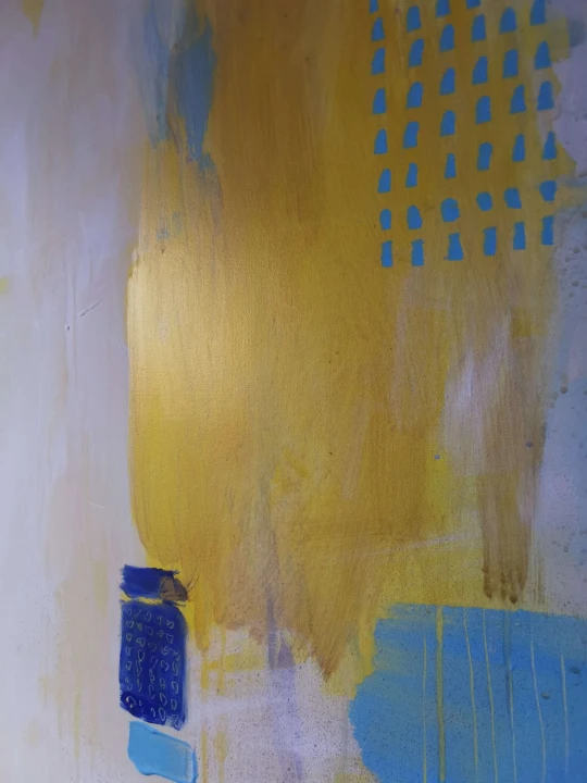 pastelowy-obraz-100×150-duzy-blekit-zolty-milosc