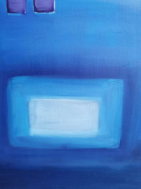 obraz-olejny-niebieski-100×70